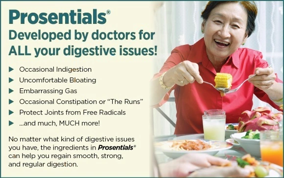 [Image: Prosentials: Developed by doctors for ALL your digestive issues!